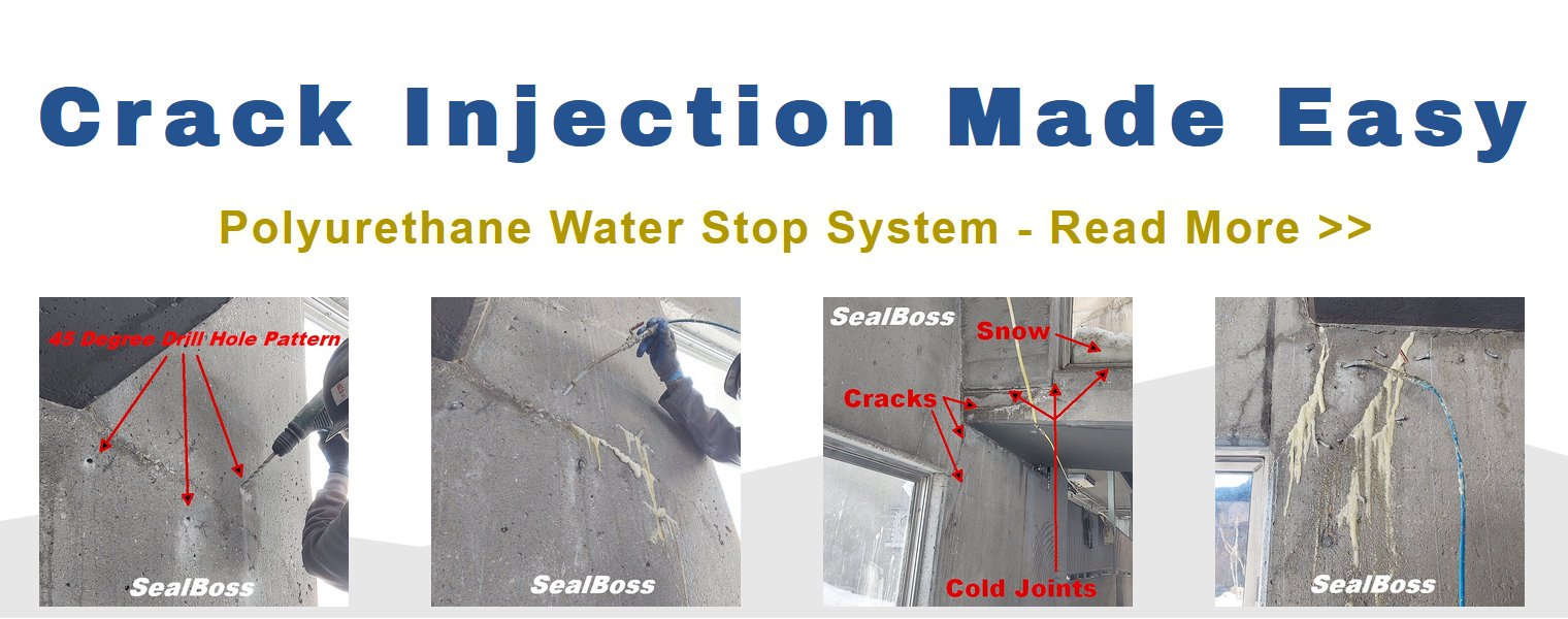 Crack Injection Made Easy SealBoss