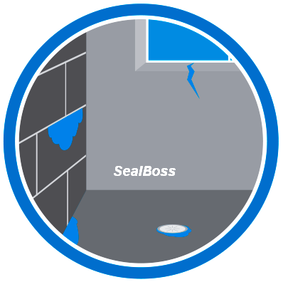wet basement repair - SealBoss System