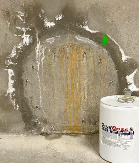 Chemical Grouting Leaking Tieback Anchors