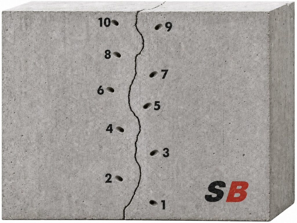 Injection-Packer-Drilling-Pattern-45-Degree-Holes SealBoss